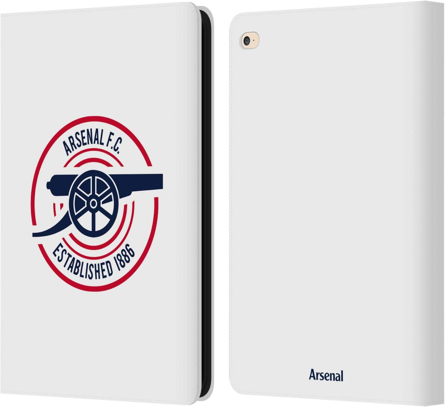 Arsenal FC 1886 Crest Leather Wallet Case for iPad Air 2