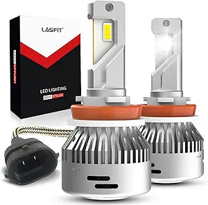 LASFIT H11 LED Bulbs 2023 Upgrade Super Bright Conversion Kit