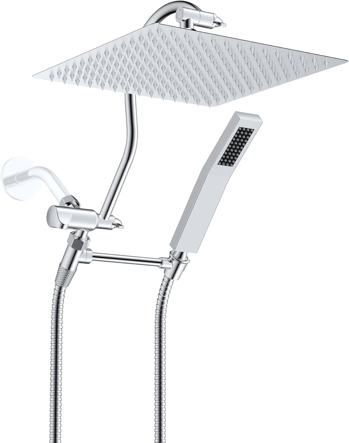 Hibbent 12ft' High Pressure Rainfall Shower Head Combo Review