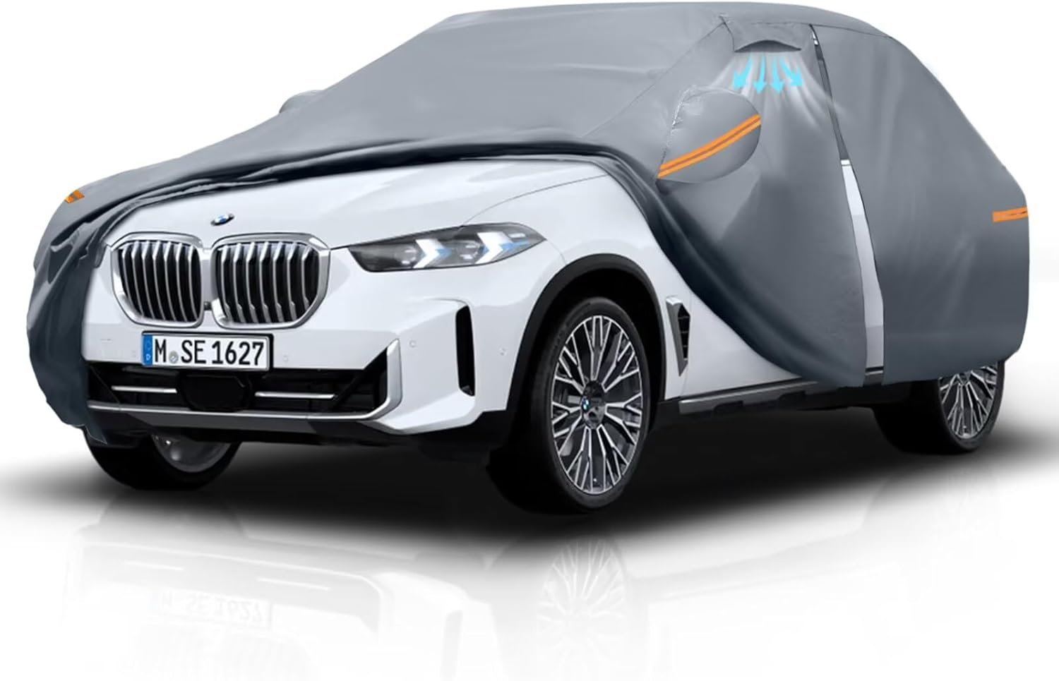 Waterproof BMW X3 Car Cover with Breathable Vents for 2003-2025