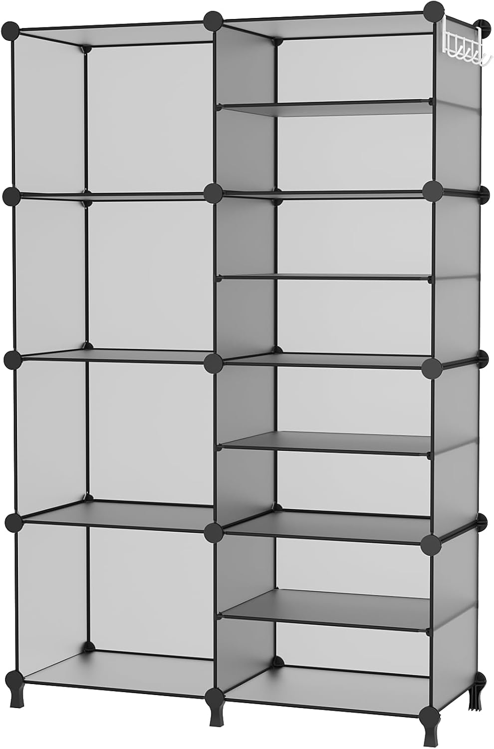 AWTATOS Closet Organizer 8 Cube Storage Shelves for Home Use