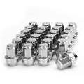 M14x1.5 Lug Nuts for F150, 24Pcs One-Piece Chrome - Durable Fit