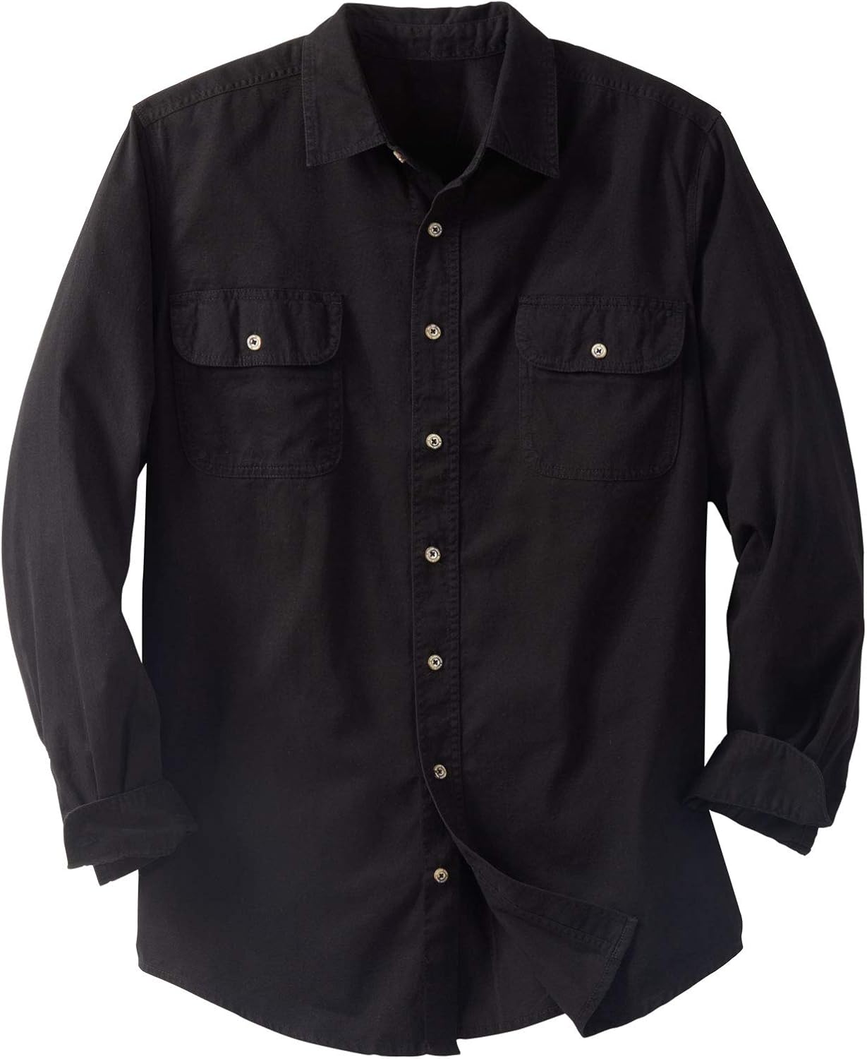 Boulder Creek Men's Big & Tall Long Sleeve Denim Shirt Review
