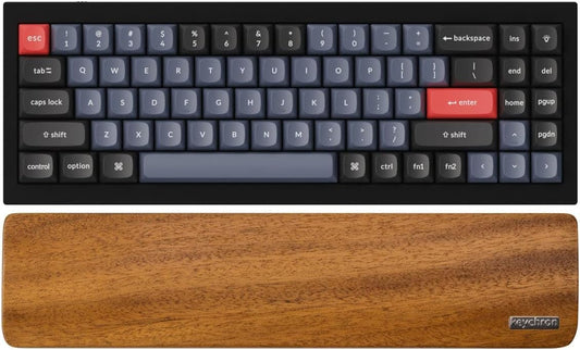 Keychron Custom Keyboard Wooden Wrist Rest - Comfort & Support