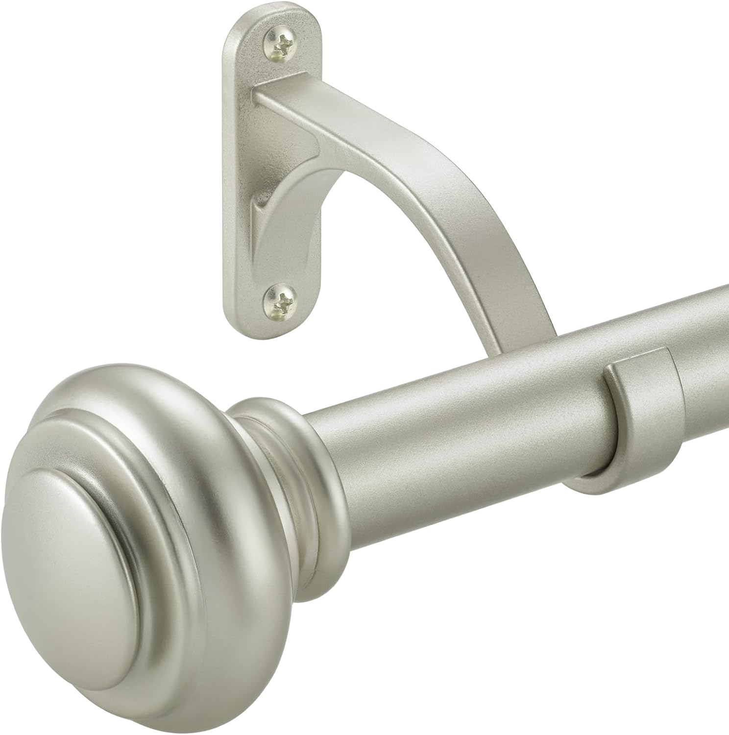 72-144 Inches Adjustable Curtain Rods for Heavy Duty Use
