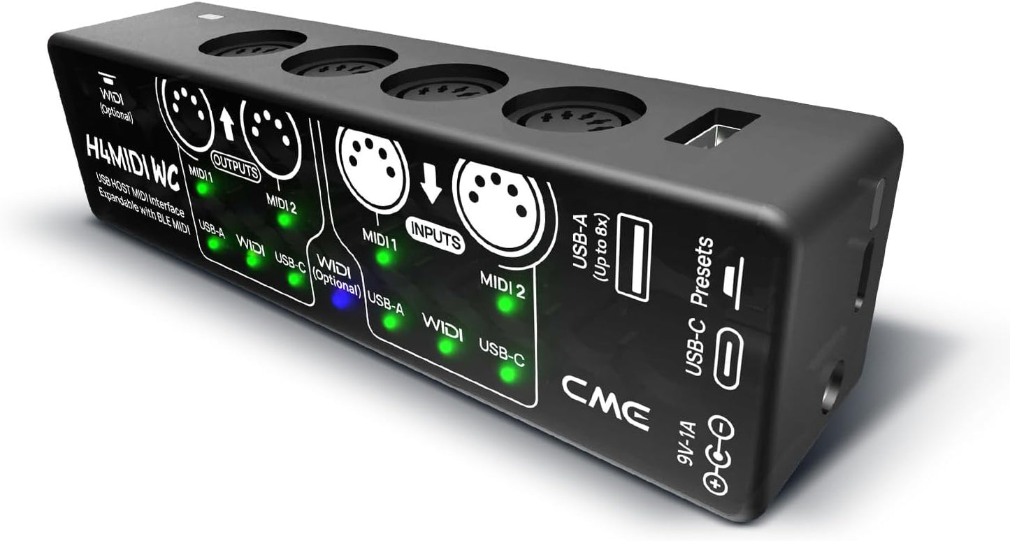 CME H4MIDI WC Advanced USB Host MIDI Interface for Musicians
