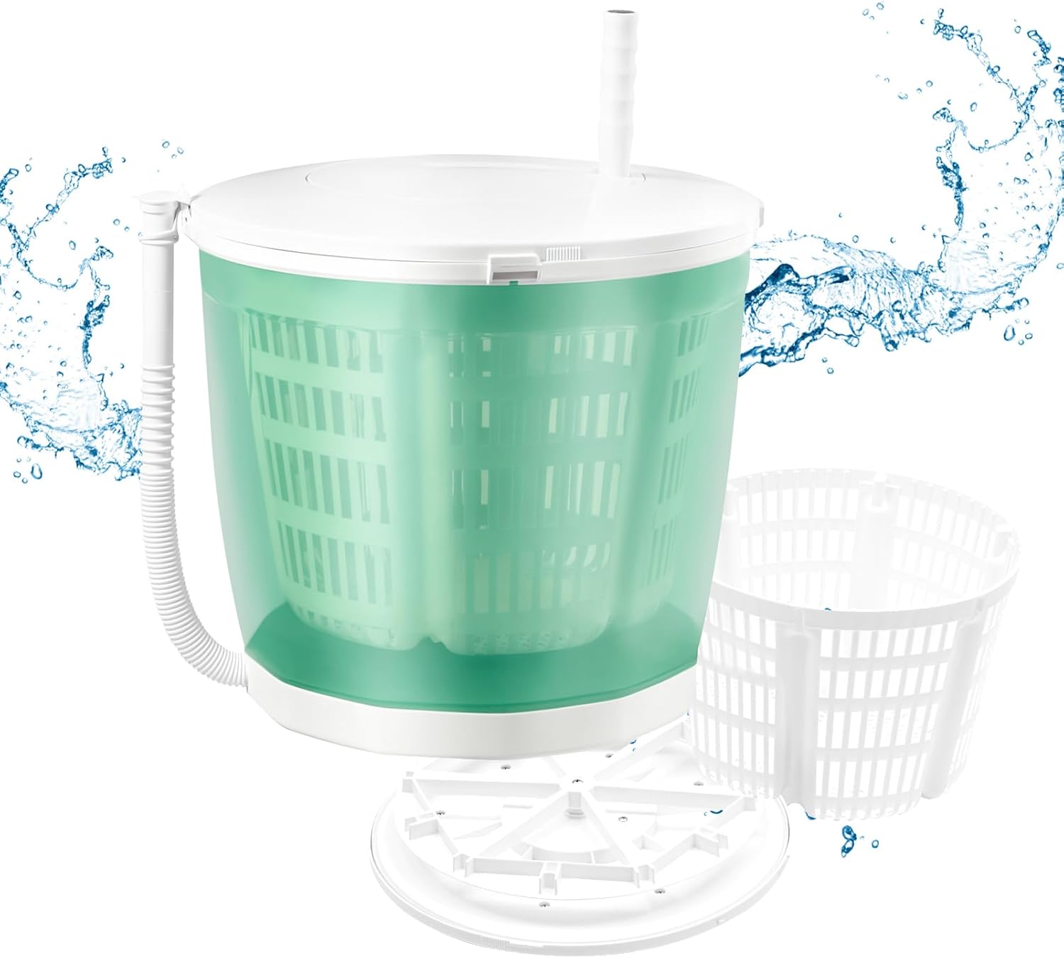 Compact 2-in-1 Manual Washer-Dryer for RV, Travel