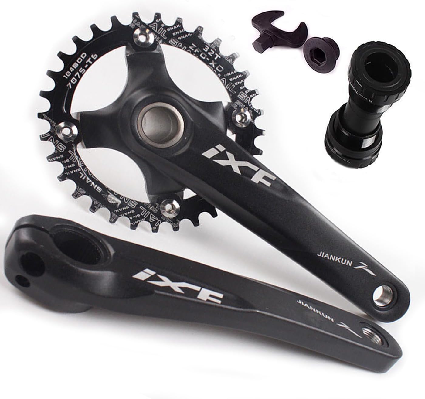 BUCKLOS IXF 104 BCD Mountain Bike Crankset for Performance