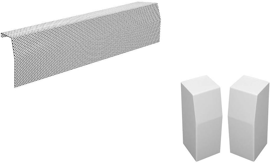 Baseboarders Premium Series 2 ft Galvanized Steel Heater Cover
