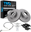 TRQ Front Brake Pad & Rotor Kit for BMW 328i & 328i xDrive