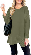 Women's Chunky Knit Pullover Sweater by MEROKEETY for Autumn 2025