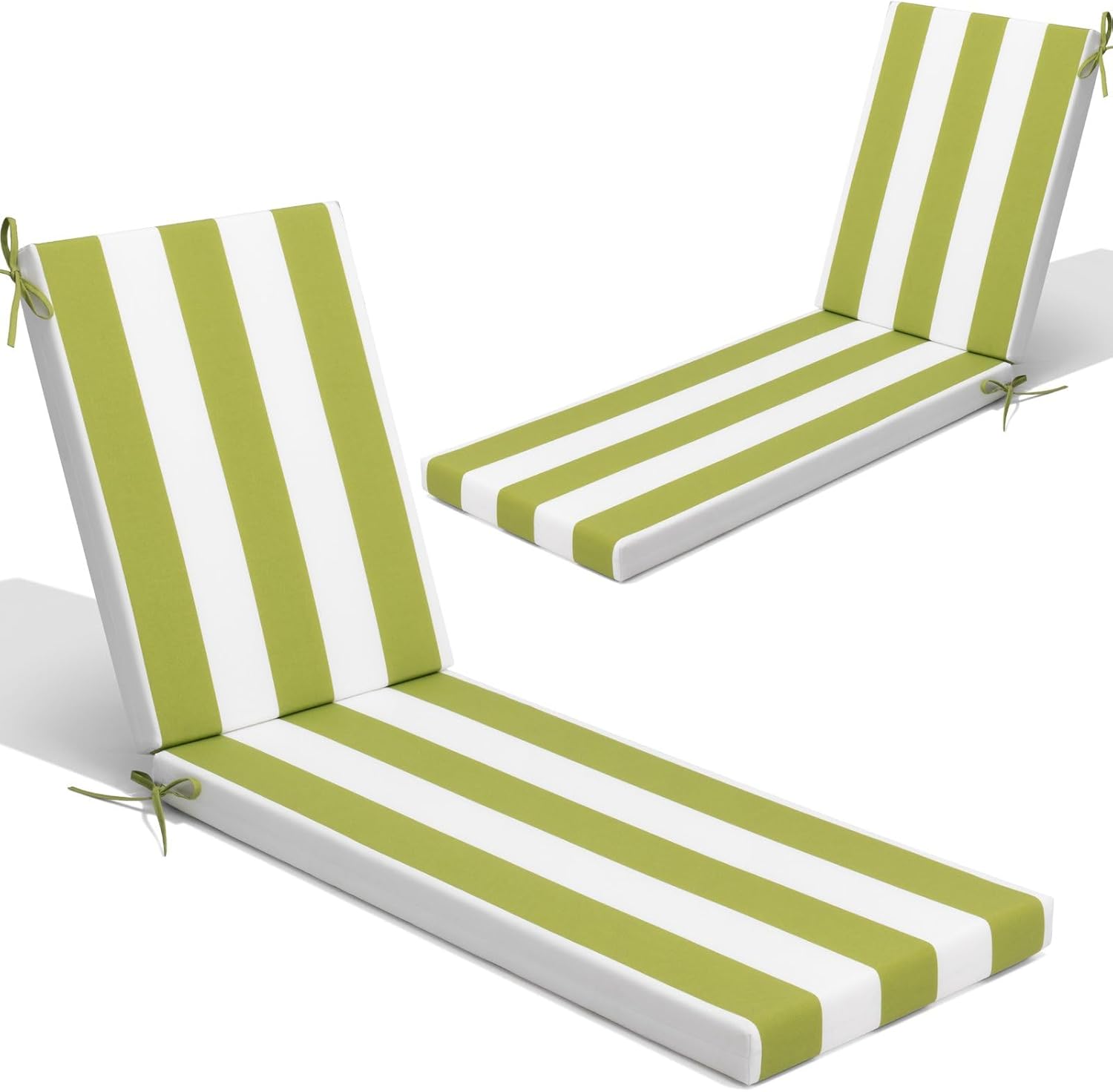 Crestlive Products Chaise Lounge Cushions Set of 2 for Comfort