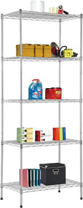 Wire Shelving Unit Metal Shelf Organizer 14 in D x 24 in W x 60 in H