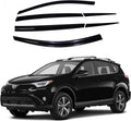 AUTOCLOVER Tape-On Rain Guards Window Visors for Toyota Rav4 2013-2018