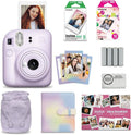 Fujifilm INSTAX Mini 12 Instant Film Holiday Camera Bundle - Lilac