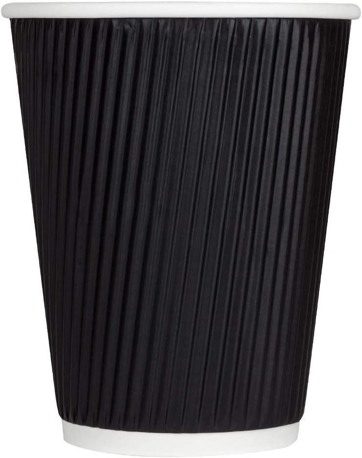 Karat 12 oz Ripple Insulated Coffee Cup - Sturdy & Leak Proof