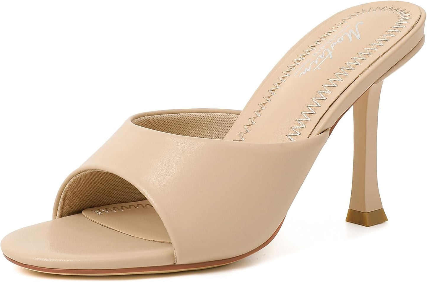 Mostrin Kitten Heels for Women: Stylish Round Toe Mules