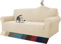 Jacquard Couch Cover for 3 Cushion Sofa - Stretch Protector