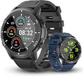 Basznrty Bluetooth Military Smart Watch for Men Fitness Tracker