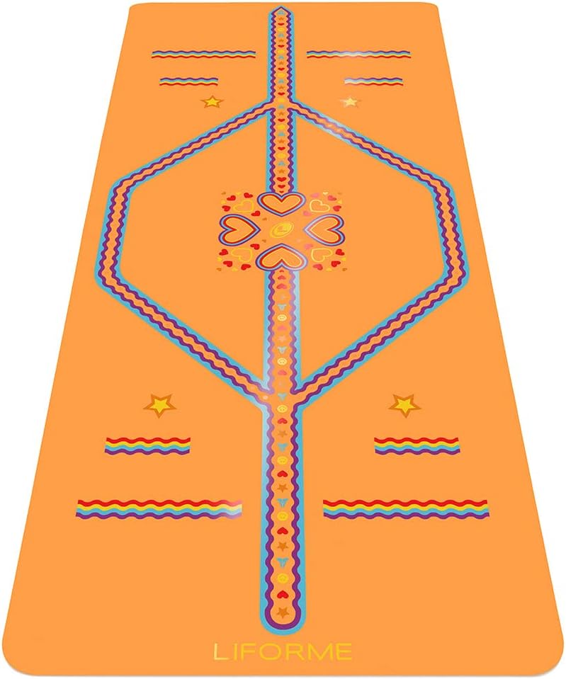 LIFORME Kids Yoga Mat - Warrior Grip, Eco-Friendly, Non-Slip!