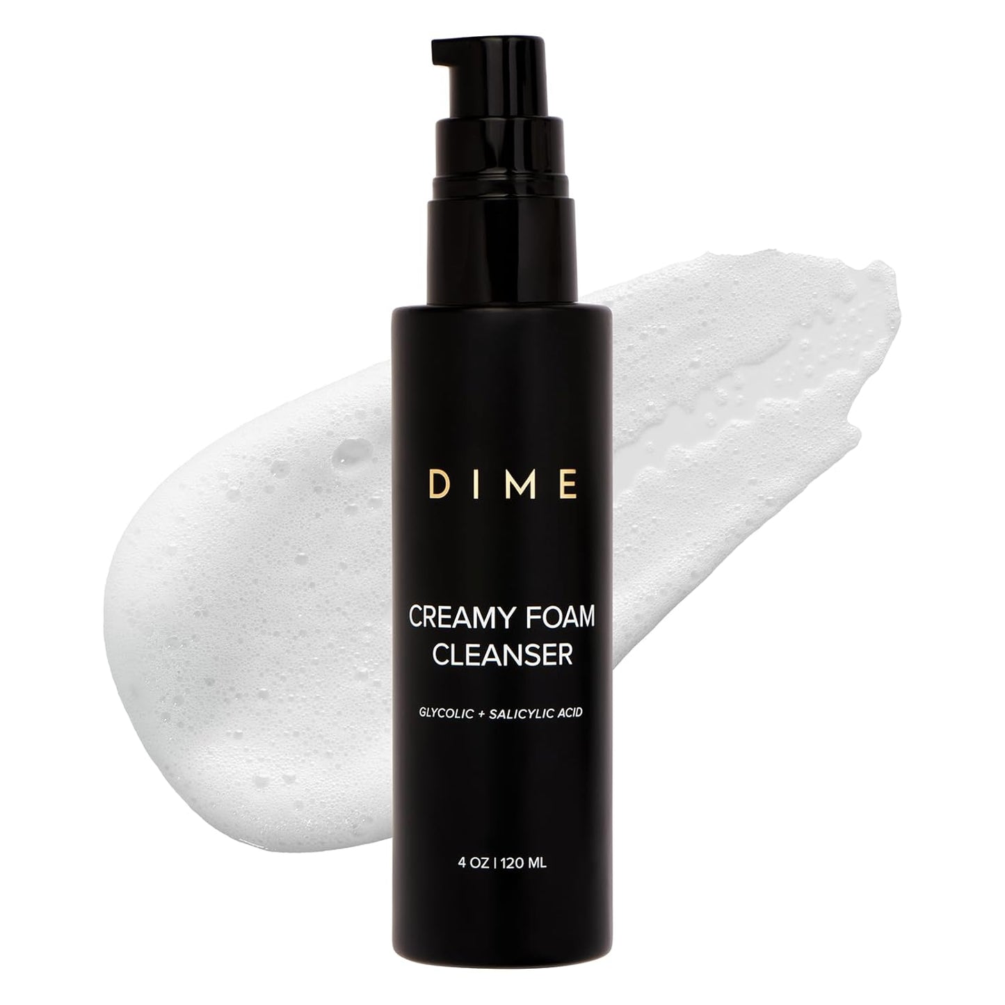 DIME Beauty Creamy Foam Cleanser for Oily Skin, 4 oz Daily Wash
