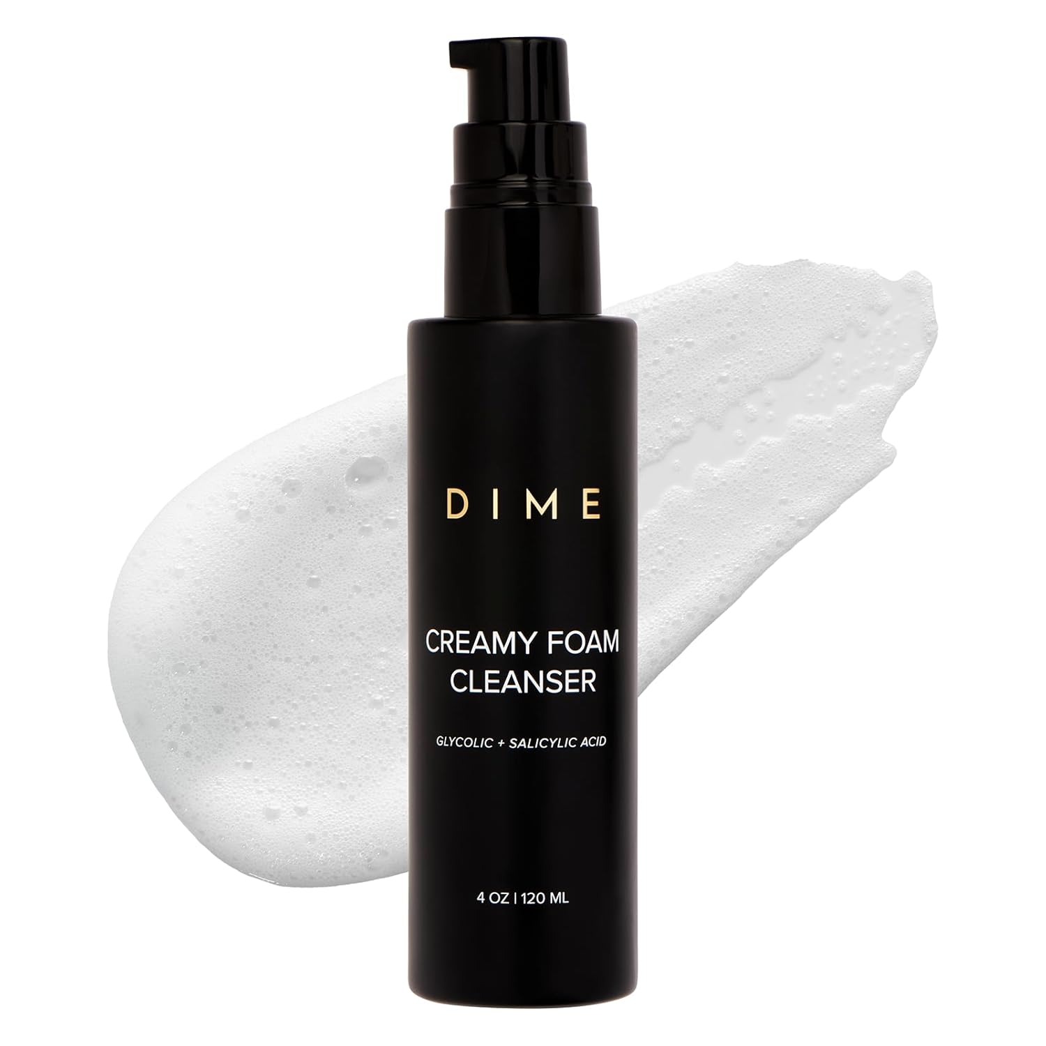 DIME Beauty Creamy Foam Cleanser for Oily Skin, 4 oz Daily Wash