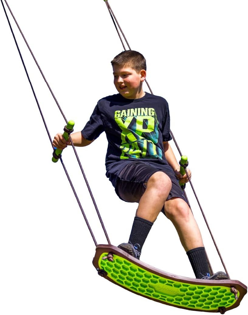 Swurfer Kick Stand Up Surfing Tree Swing for Kids Fun