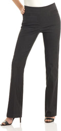 Rekucci Womens Ease into Comfort Bootcut Pull-On Office Pant Pants