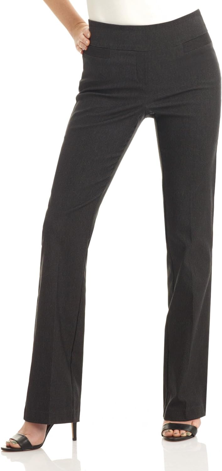 Rekucci Womens Stretchy Business Casual Bootcut Office Pant