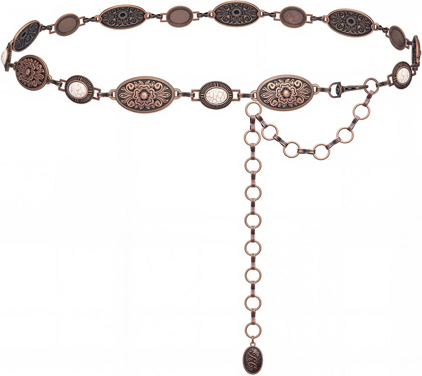 Montana West Large Western Concho Metal Belts for Women Cowgirl