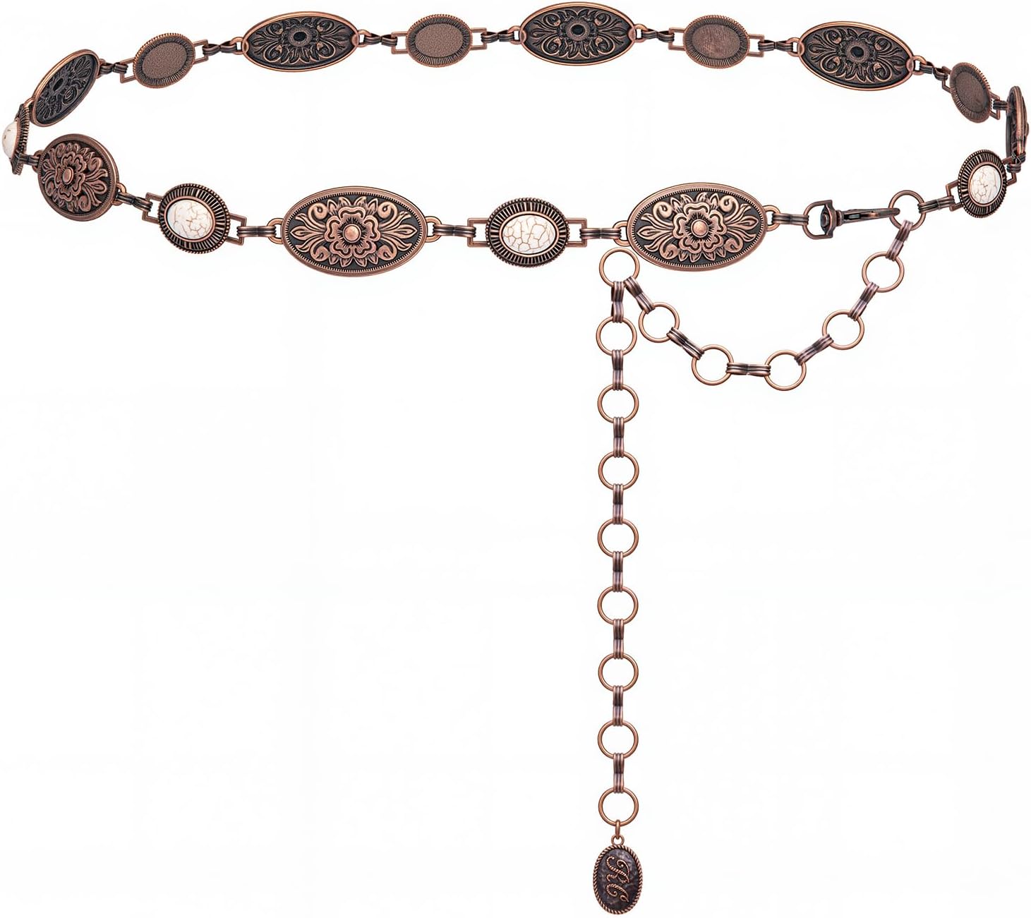Montana West Large Western Concho Metal Belts for Women Cowgirl
