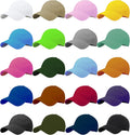20 Pack Baseball Cap Blank Trucker Hats Bulk Adjustable Plain Caps