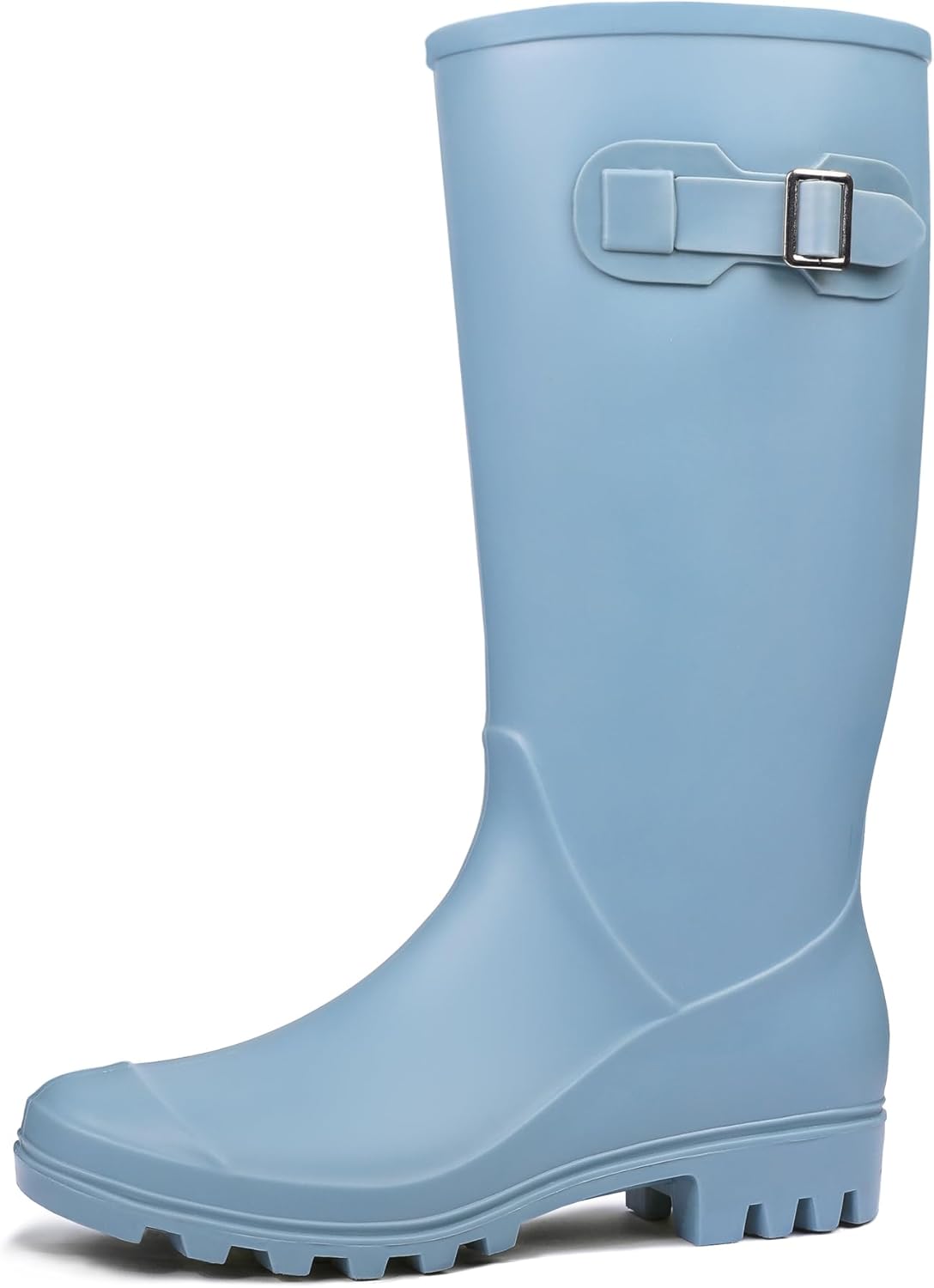 DKSUKO Women's Tall Rain Boots - Waterproof Garden Footwear