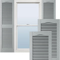 Ekena Millwork 12inW x 60inH Vinyl Open Louver Shutters