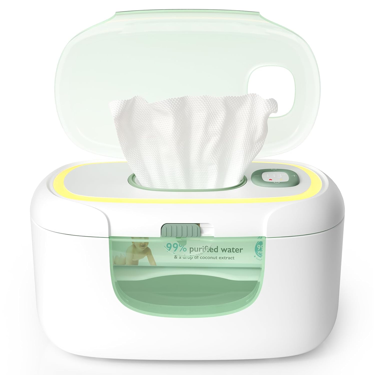 Momcozy New Baby Wipe Warmer with 100 Wipe Capacity and Nightlight