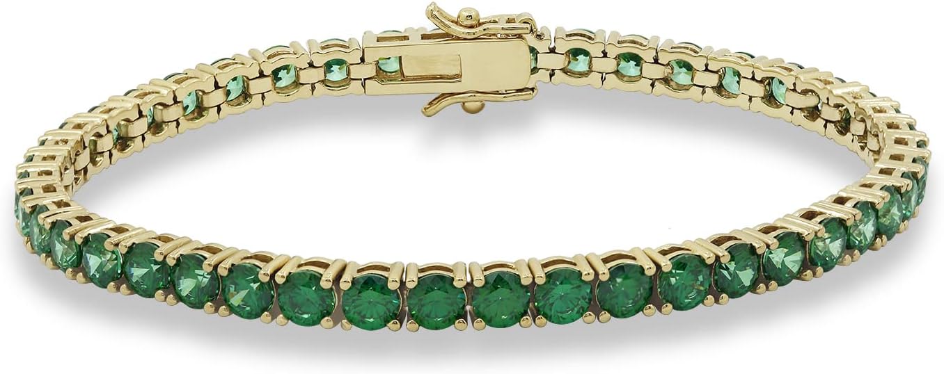 Timeless 7.25in Sterling Silver Tennis Bracelet with Cubic Zirconia