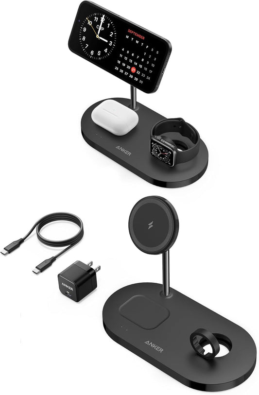 Anker 3-in-1 Magnetic Wireless Charging Station