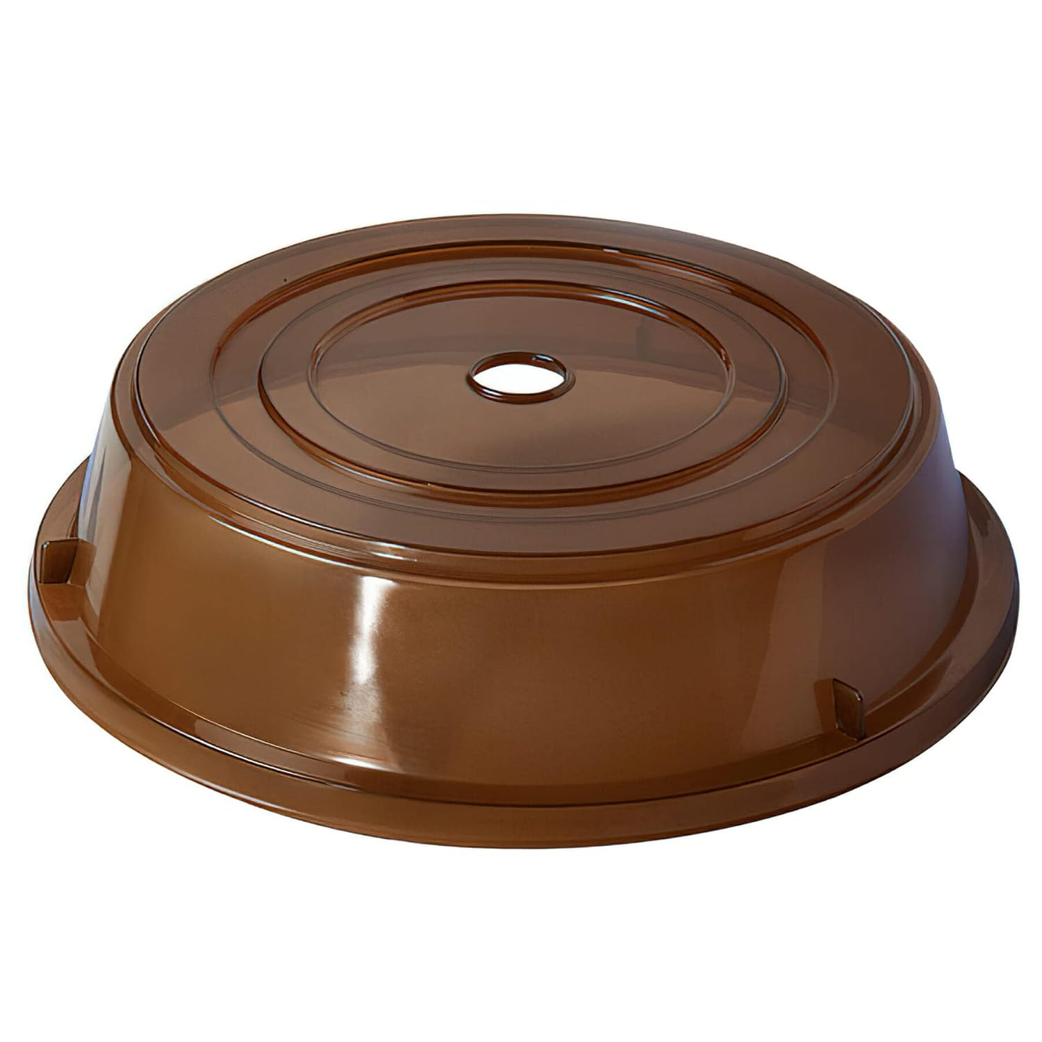 Set of 12 Amber 12 Microwave-Safe Plate Covers by GET - Keep Meals Fresh!