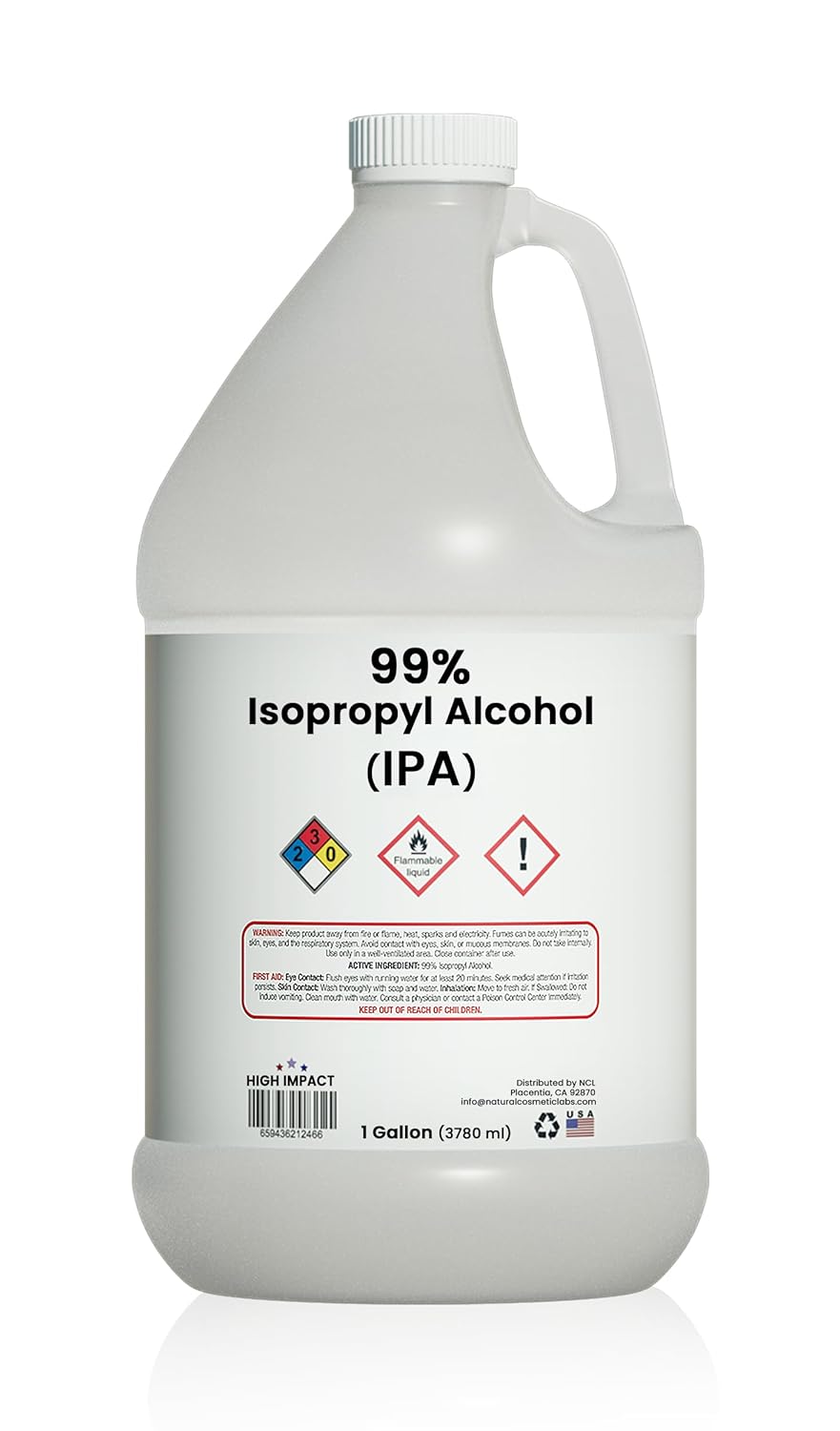 99% Isopropyl Alcohol - High Purity for Home and Lab Use