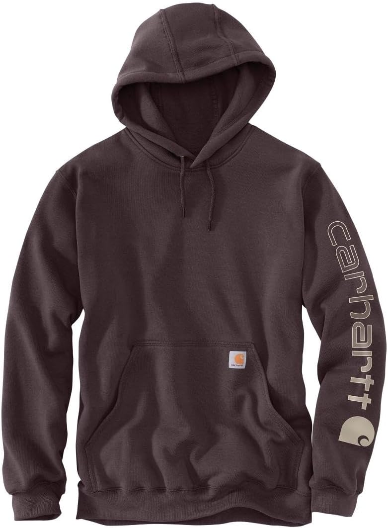 Carhartt Men's Loose Fit Midweight Logo Sleeve Graphic Sweatshirt