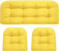 Wicker Chair Cushions Waterproof Outdoor Loveseat Cushions - Tufted