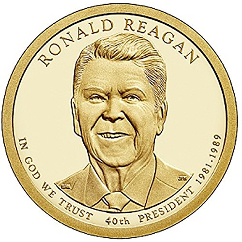 2016 P Ronald Reagan Bankroll of 25 Presidential Dollars Uncirculated