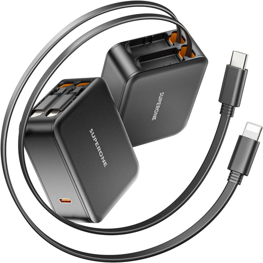 Fast Charge 3 Devices Simultaneously with SUPERONE 62W Charger!