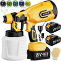 Zekkip Cordless Paint Sprayer Gun with Battery and Nozzles