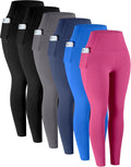 Leggings with Pockets for Women - Soft High Waisted Tummy Control when
