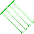 5th Wheel Pin Puller 4 Pack 32in Solid Steel Chrome Plated - Heavy