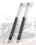 20 inch 200 LB Gas Prop Struts Shocks with L Brackets - Heavy Duty