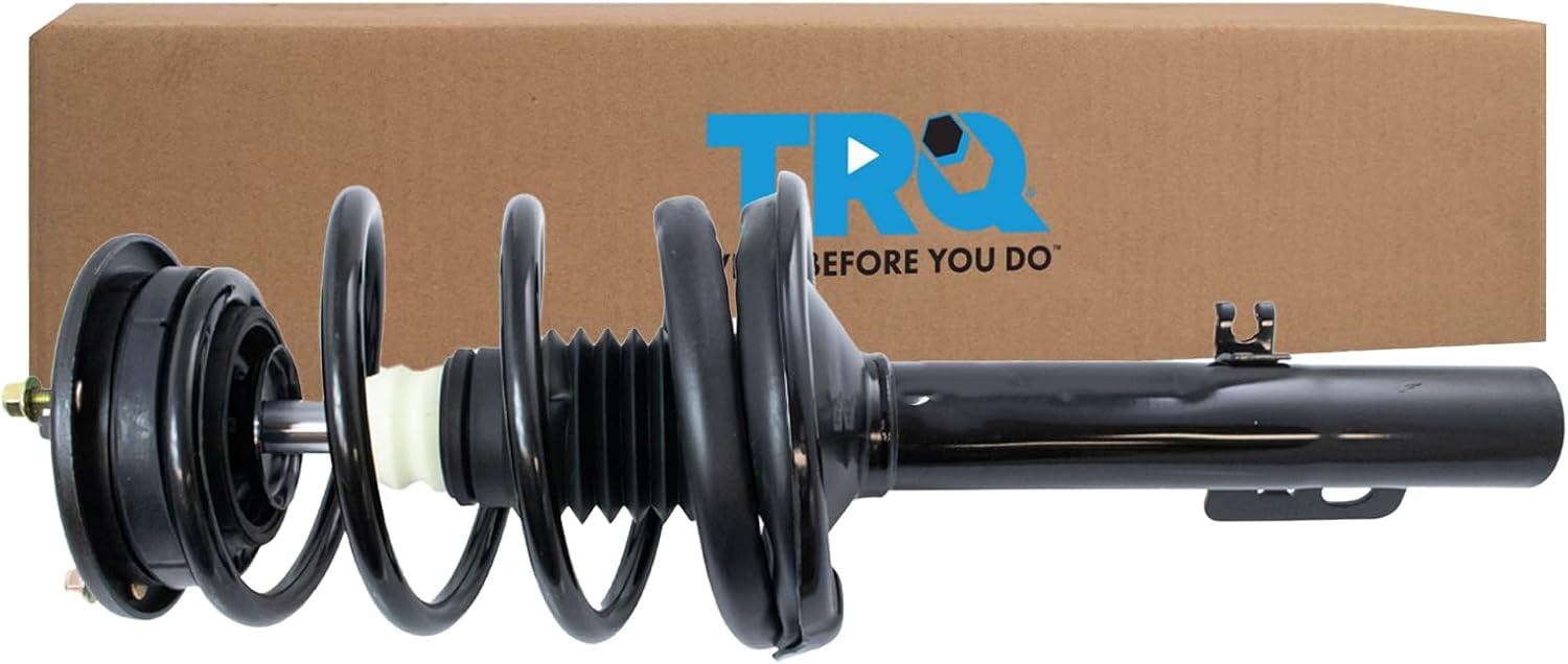 TRQ Front Left Complete Strut & Coil Spring Assembly for Ford