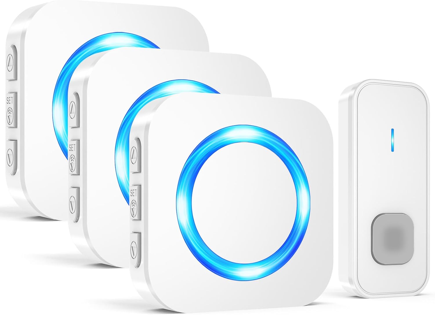 Wireless Doorbell with 1300-ft Range and 55 Ringtones for Home