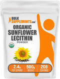 Organic Sunflower Lecithin Powder 500g - Natural Nutrient Support